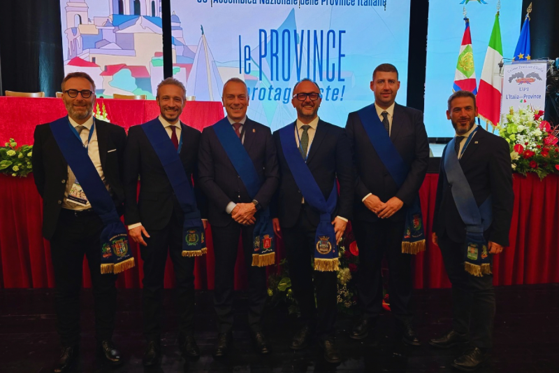 I Presidenti delle Province del Veneto alla 39ª Assemblea nazionale UPI a Imperia: oggi la cerimonia inaugurale alla presenza del il Presidente della Repubblica Sergio Mattarella